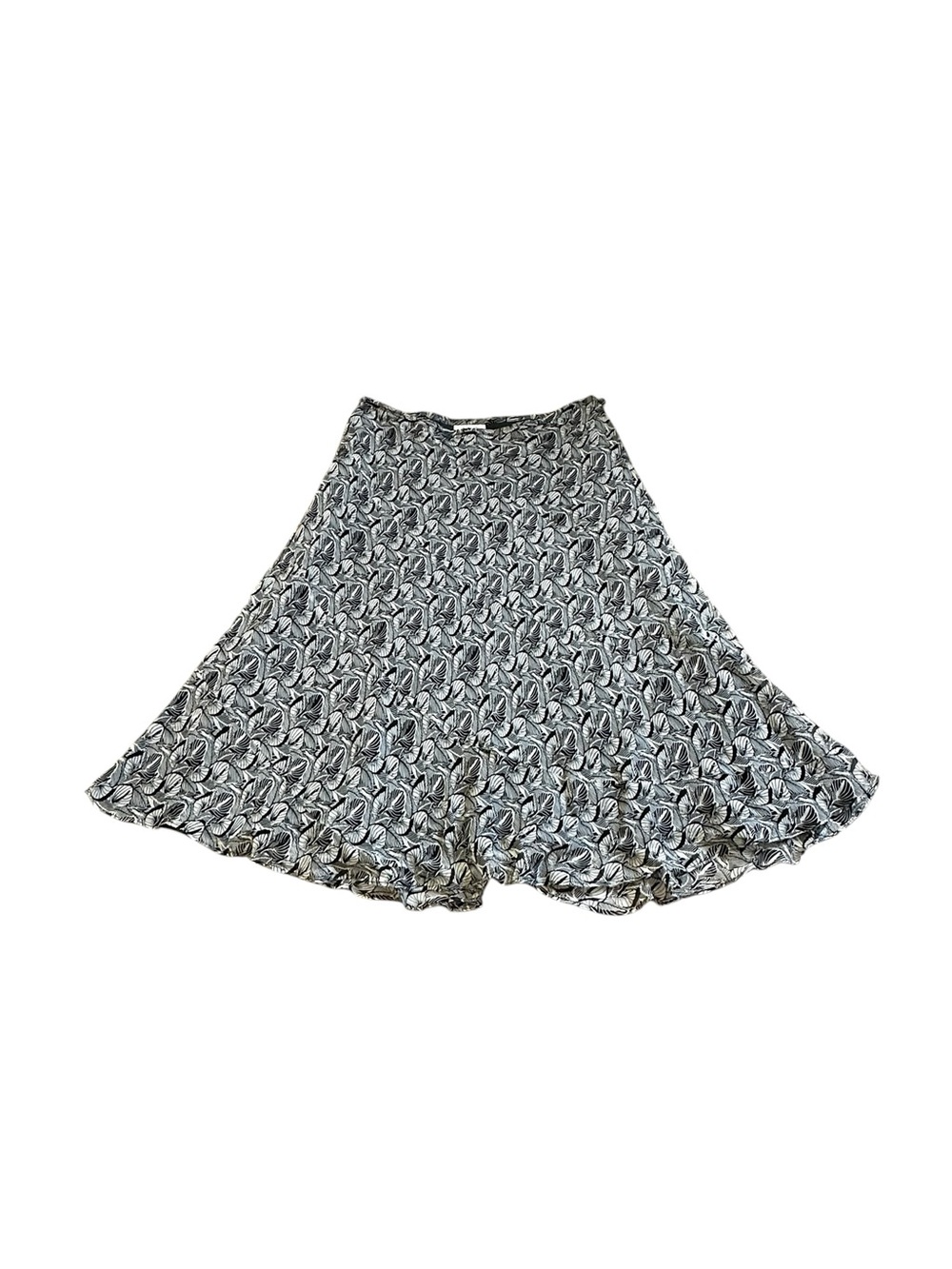 Vision Apparel Womens Silk Beaded Midi Skirt Flowy 90s Y2K Dark Fairy Romantic